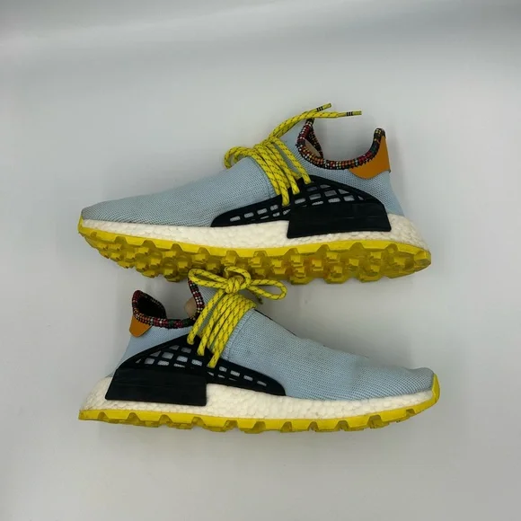 Adidas Pharrell Williams NMD Hu Inspiration Pack Sky Blue Size 10 EE7581 - Picture 2 of 6